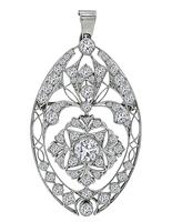 Art Deco 3.00cttw Diamond Pin / Pendant