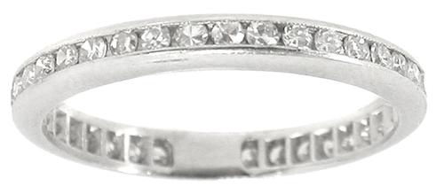 0.80ct Diamond Eternity Platinum Wedding Band