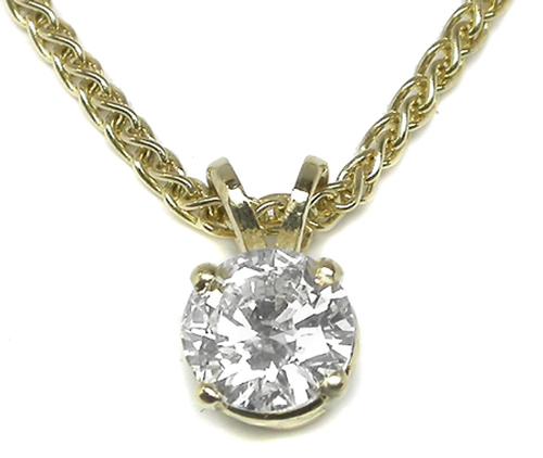 Round Brilliant Diamond Pendant