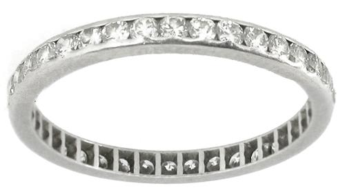 1.20ct Diamond Eternity Platinum Wedding Band