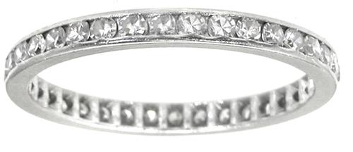 1.30ct Round Diamond Platinum Eternity Wedding Band