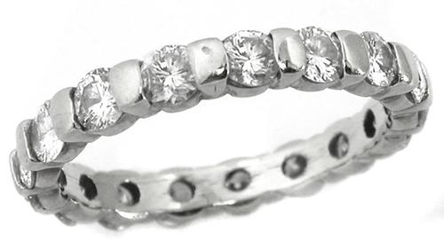 1.70ct  Diamonds Eternity Wedding Band