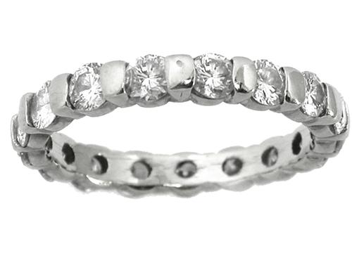 1.70ct  Diamonds Eternity Wedding Band