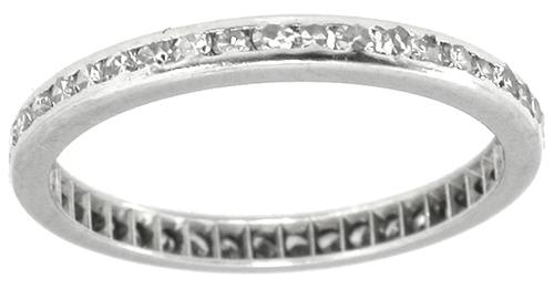 1920s 0.80ct  Diamond Platinum Eternity Wedding Band