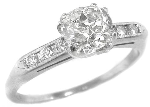 Antique Engagement Ring GIA Certified