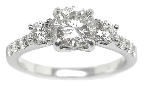 GIA Certified White Gold Engagement Ring