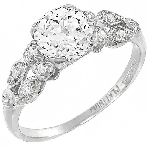 GIA Certified Antigue Engagement Ring