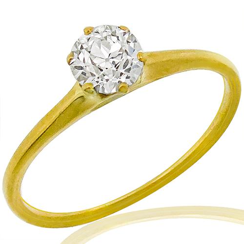 GIA Diamond Solitaire Engagement Ring