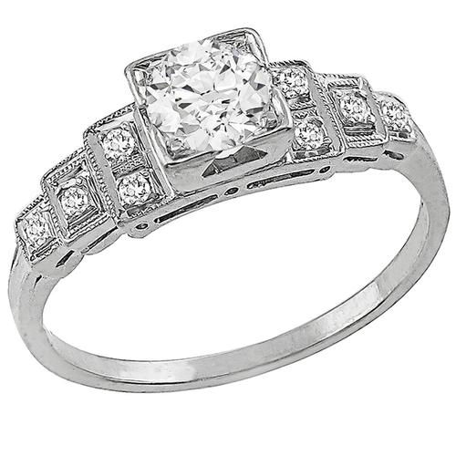 Antique Diamond Engagement Ring  