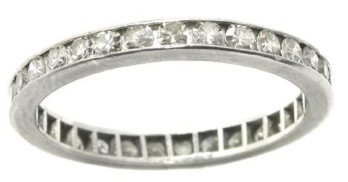 1.00ct Diamond Eternity Platinum Wedding Band