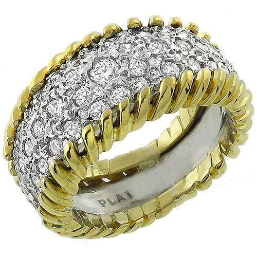 1.40ct Diamond Platinum Gold Ring 