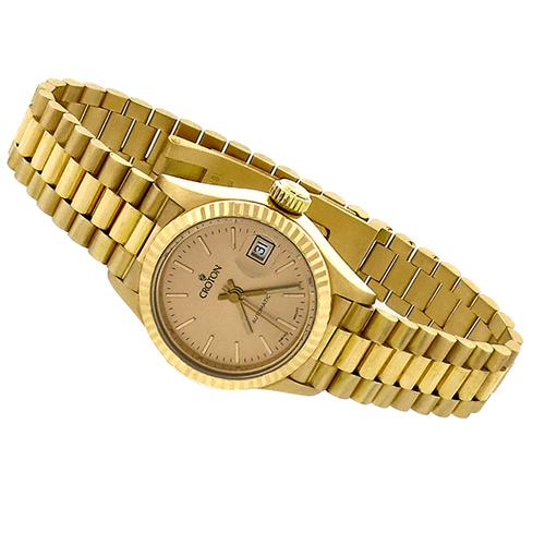 Croton Gold Watch 
