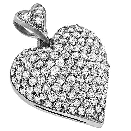 Mayor's Diamond Heart Pendant