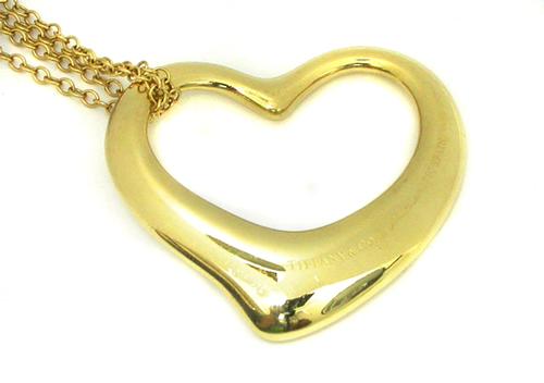 elsa peretti open heart necklace