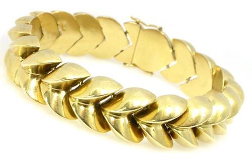 1960s 18k Yellow Gold Bracelet 