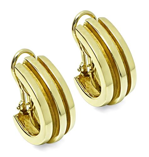 18k Yellow Gold Earrings by Tiffany & Co