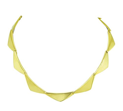 18k Yellow Gold Necklace by Georg Jensen