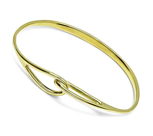 18k Yellow Gold Angela Cummings Bangle by Tiffany & Co