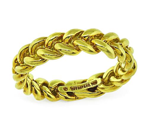 18k Yellow Gold Band Ring by Tiffany & Co