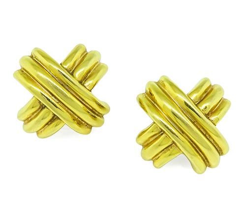 18k Yellow Gold Earrings by Tiffany & Co.