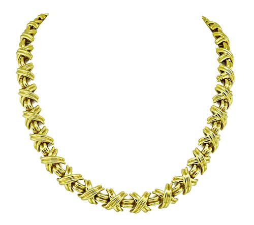 18k Yellow Gold Necklace by Tiffany & Co