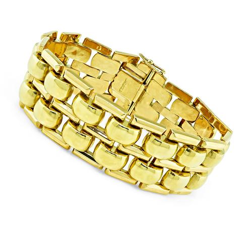 Vintage 18k Yellow Gold Bracelet