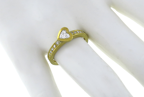 0.40ct diamond gold ring photo 1