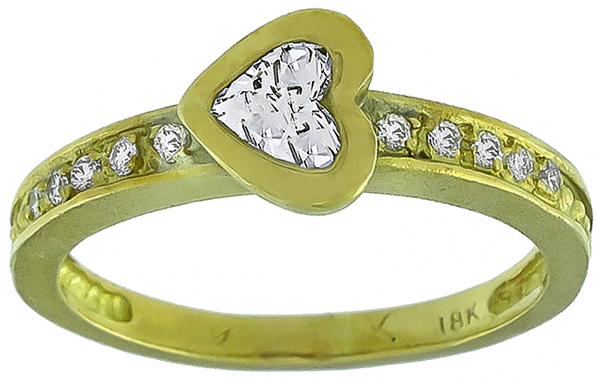 0.40ct diamond gold ring photo 1