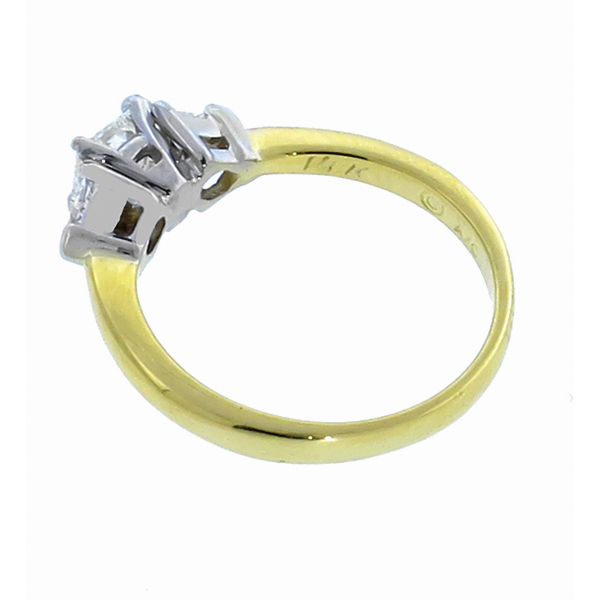 14k yellow gold diamond engagement ring 1