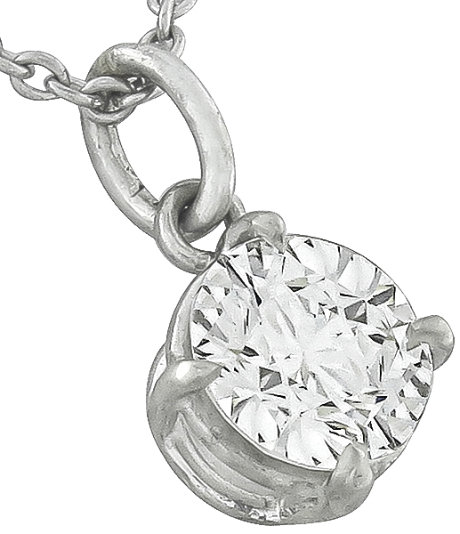 0.72ct diamond pendant photo 1