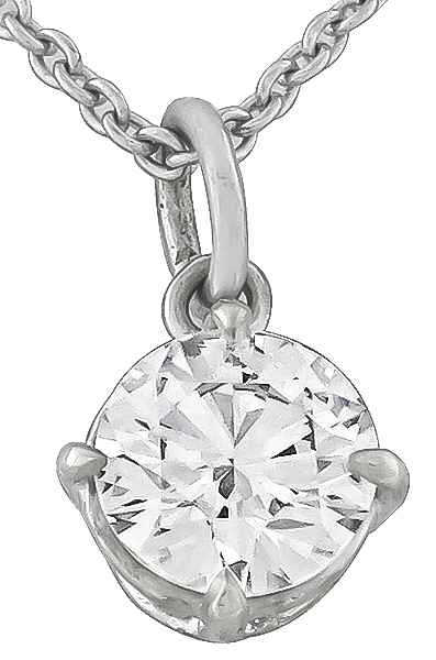 0.72ct diamond pendant photo 1