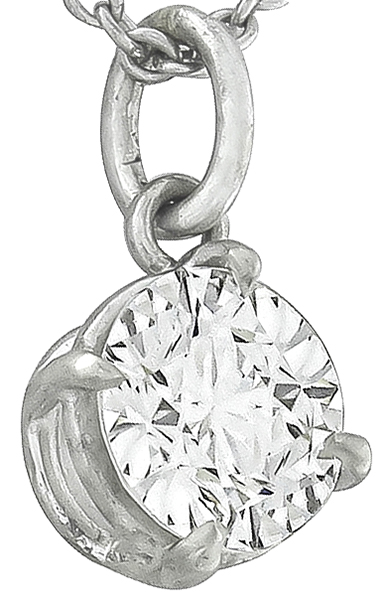 0.72ct diamond pendant photo 1