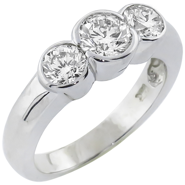 14k white diamond anniversary ring 1