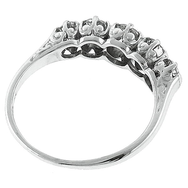  diamond platinum  ring 1