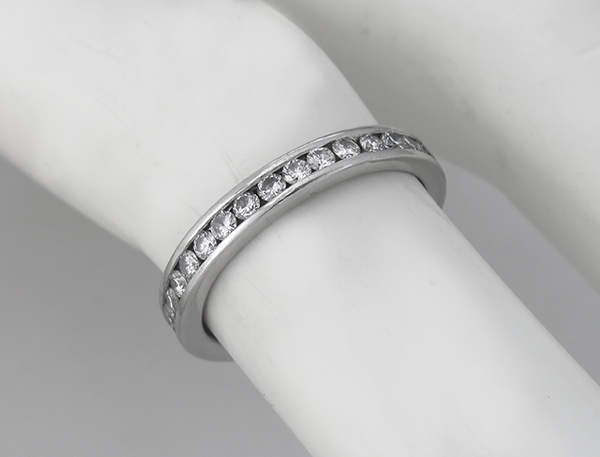 0.90ct Diamond Eternity Wedding Band photo 1