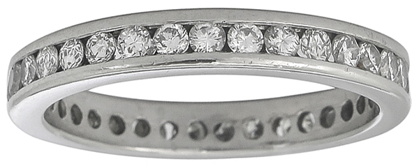 0.90ct Diamond Eternity Wedding Band photo 1