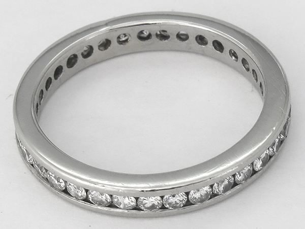 0.90ct Diamond Eternity Wedding Band photo 1