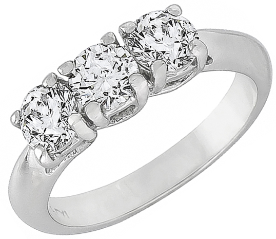 1.00ct diamond anniversary ring photo 1