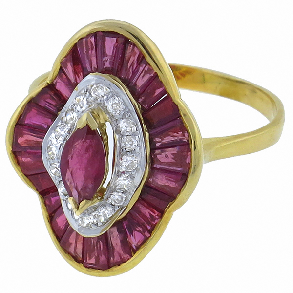 Ruby on sale ballerina ring