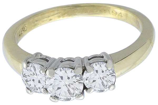 1.04ct diamond gold ring photo 1