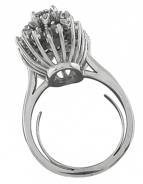 1.20ct Center Diamond 1.20ct Diamond Cocktail Ring Photo 1