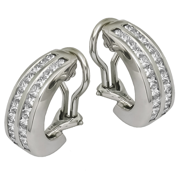 14k white gold earrings 1