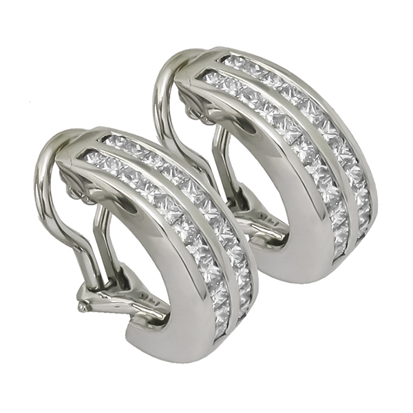 14k white gold earrings 1