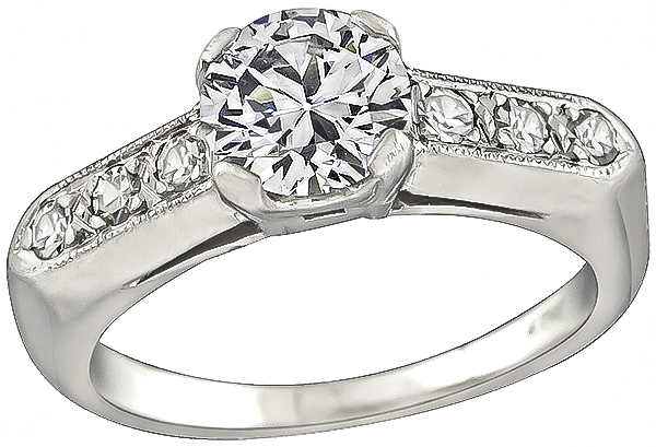 1920s 0.70ct Diamond Engagement Ring