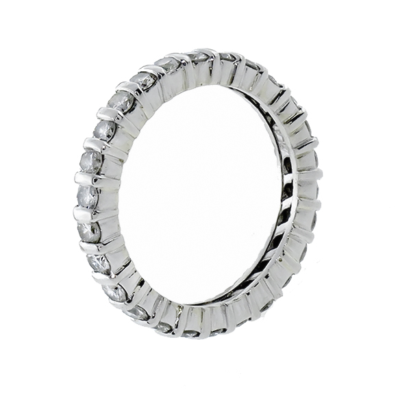 platinum   diamond eternity wedding band 1