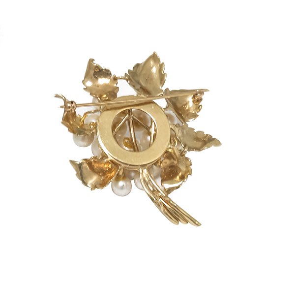 14k  yellow gold pin pic 1