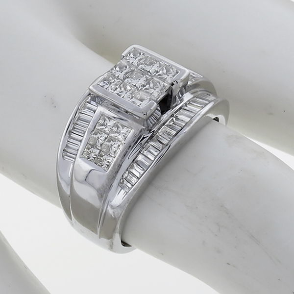 diamond 18k white gold ring 1