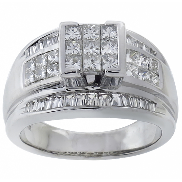 diamond 18k white gold ring 1