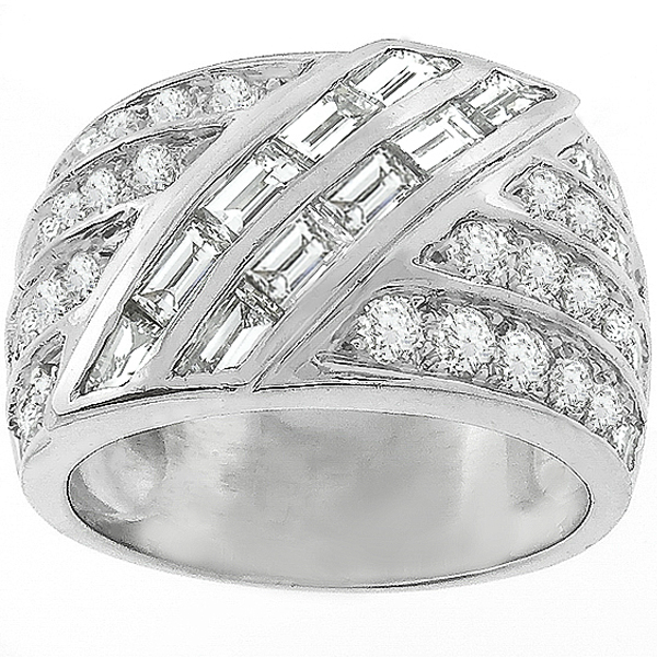 diamond 18k white gold ring 1