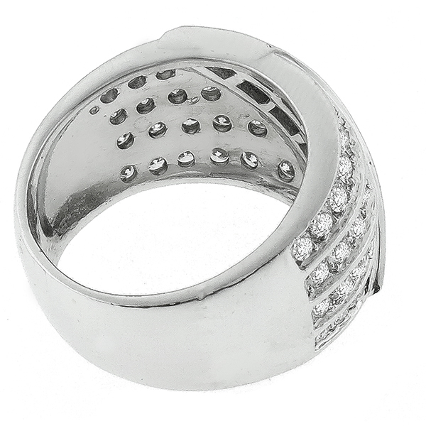 diamond 18k white gold ring 1